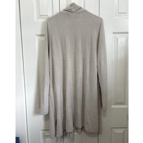 Barefoot Dreams NWT Bamboo Chic Lite Essential Long Cardigan Silver Gray XL - Picture 4 of 11